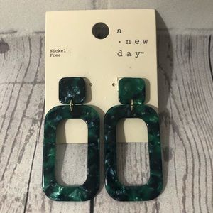 A new day target acrylic post earrings